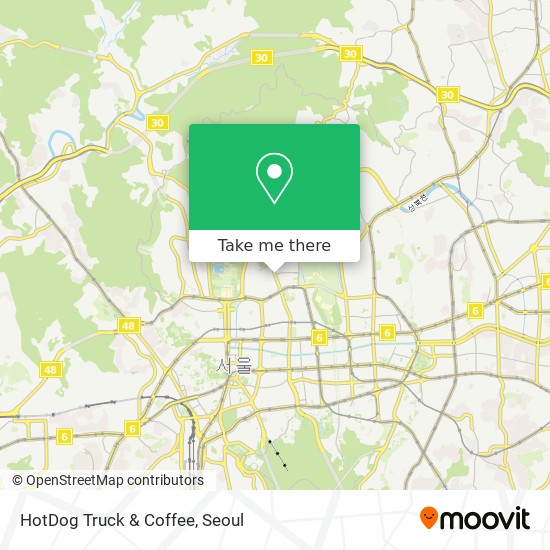 HotDog Truck & Coffee map