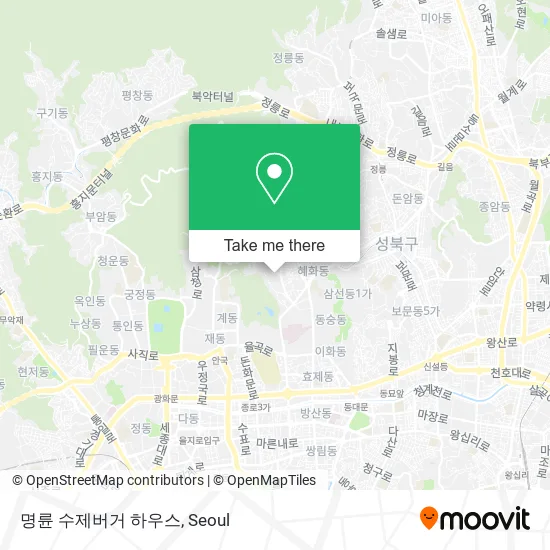 명륜 수제버거 하우스 map