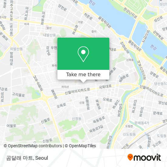 곰달래 마트 map