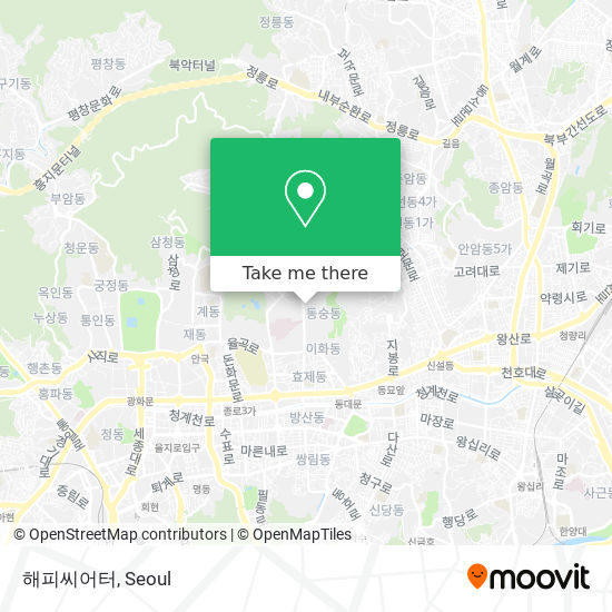 해피씨어터 map