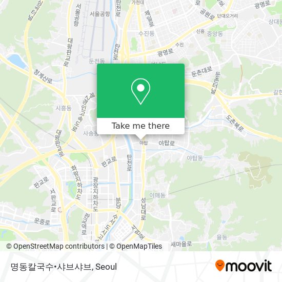 명동칼국수•샤브샤브 map