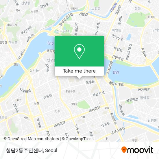청담2동주민센터 map