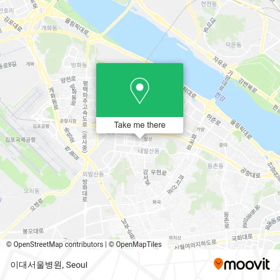 이대서울병원 map