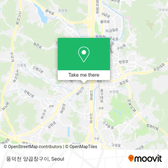 풍덕천 양곱창구이 map