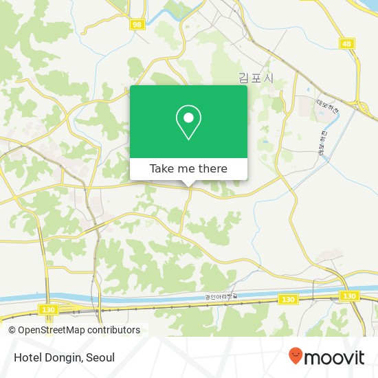 Hotel Dongin map