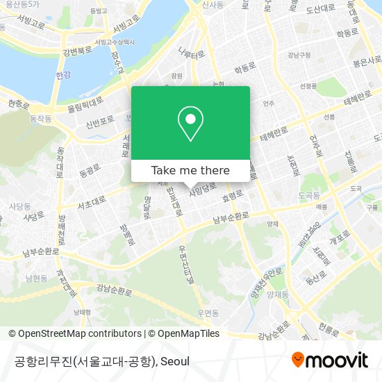 공항리무진(서울교대-공항) map