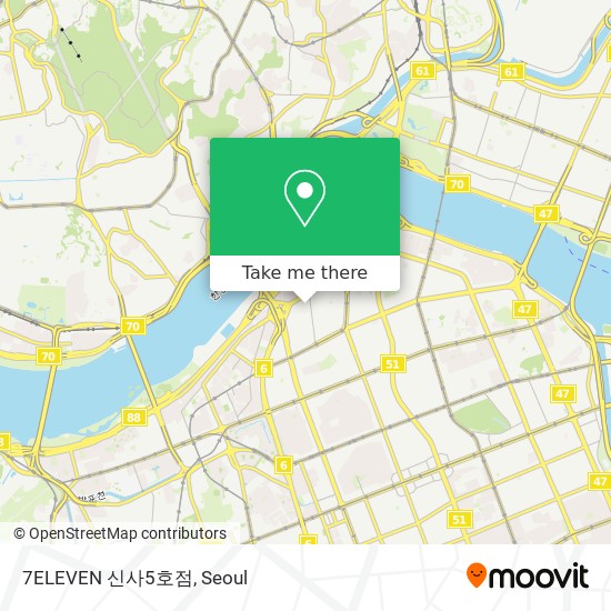 7ELEVEN 신사5호점 map