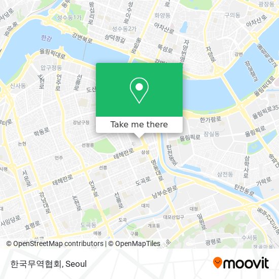 한국무역협회 map