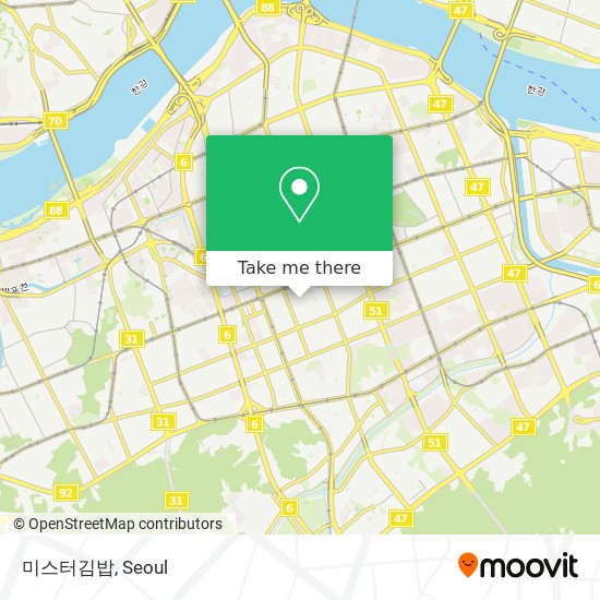 미스터김밥 map