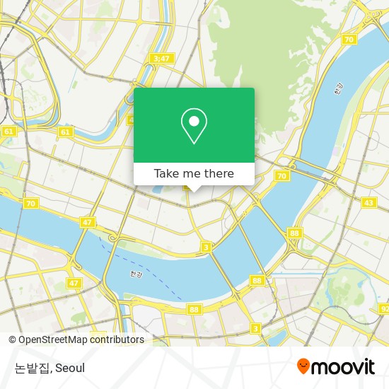 논밭집 map