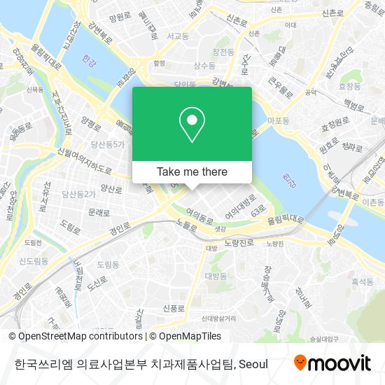 한국쓰리엠 의료사업본부 치과제품사업팀 map