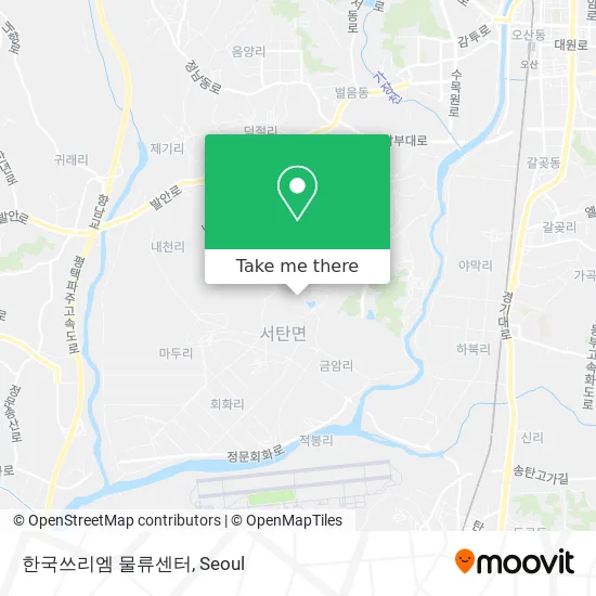 한국쓰리엠 물류센터 map