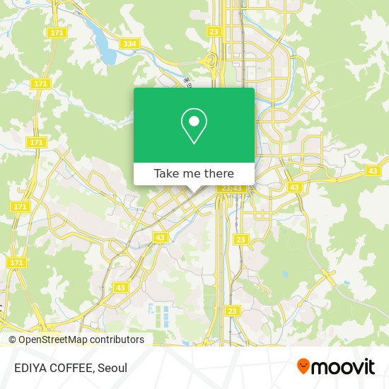 How to get to EDIYA COFFEE in 용인시, 경기도 by Bus or Subway | Moovit