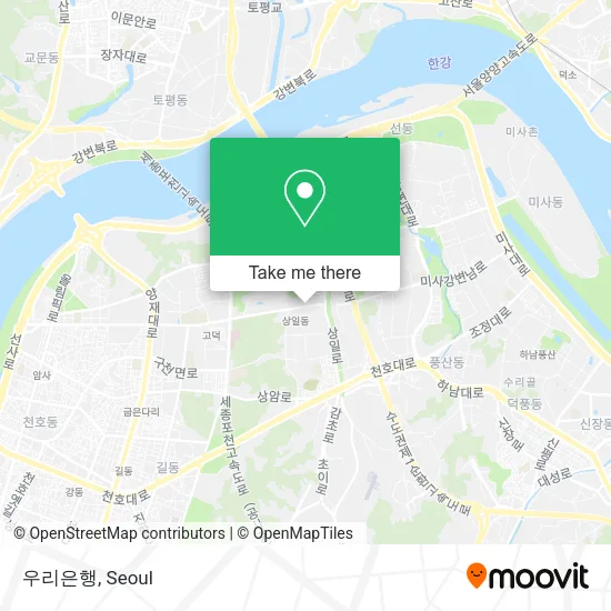 우리은행 map