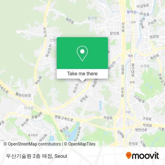 두산기술원 2층 매점 map