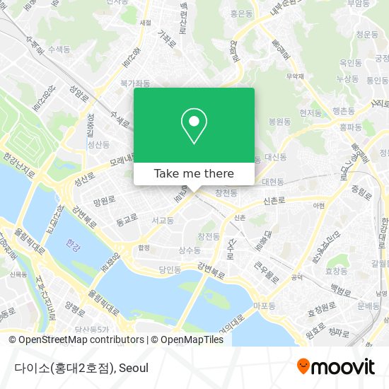 다이소(홍대2호점) map