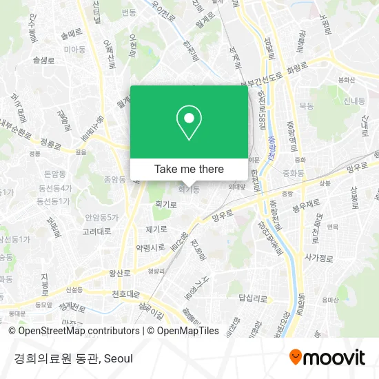 경희의료원 동관 map
