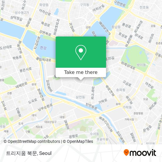 트리지움 북문 map