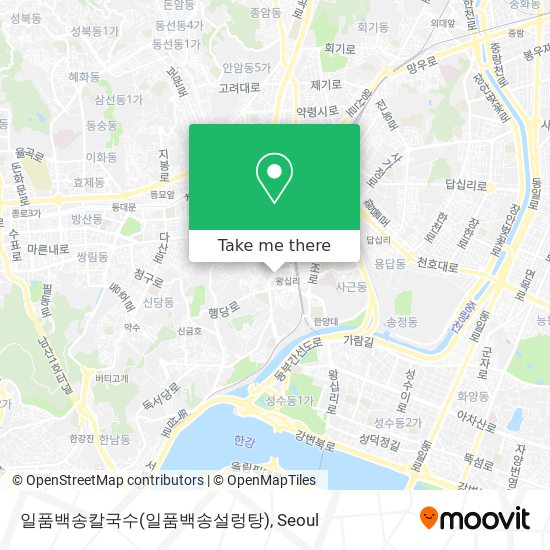 일품백송칼국수(일품백송설렁탕) map