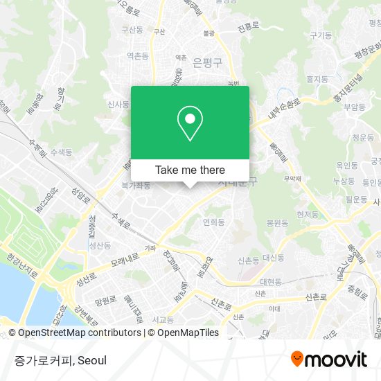 증가로커피 map