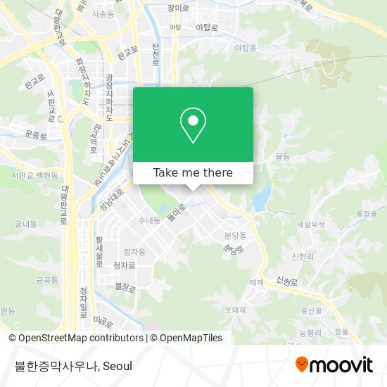 불한증막사우나 map