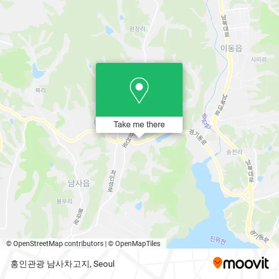 홍인관광 남사차고지 map