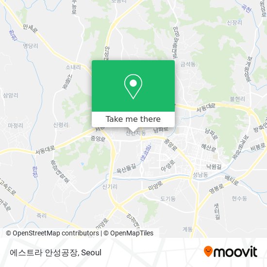 에스트라 안성공장 map