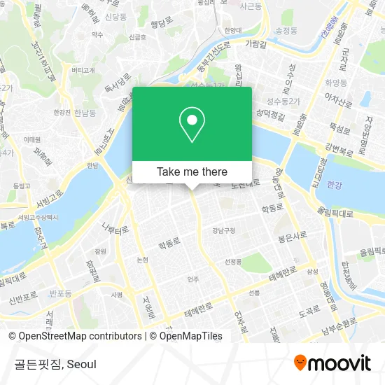 골든핏짐 map