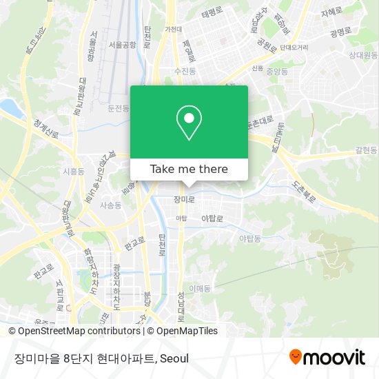 장미마을 8단지 현대아파트 map
