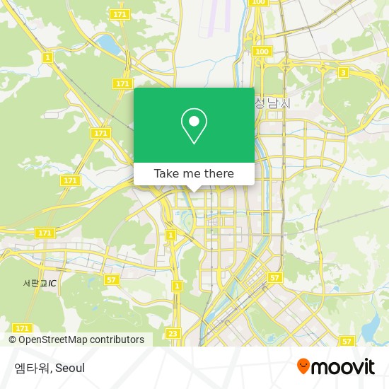 엠타워 map