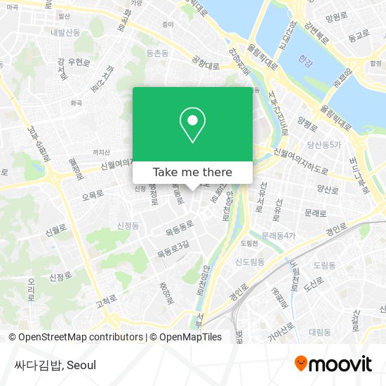 싸다김밥 map