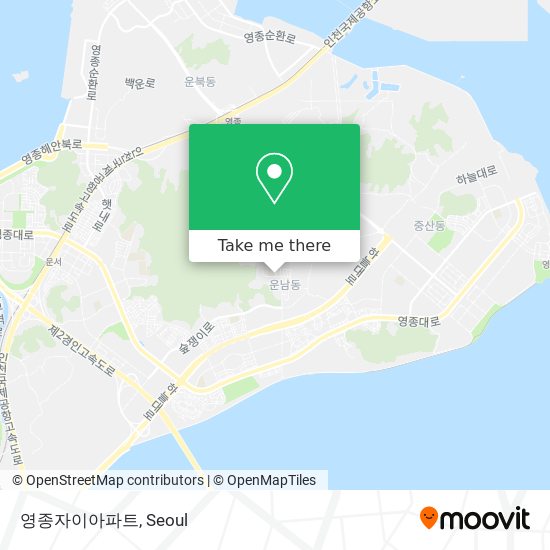 영종자이아파트 map