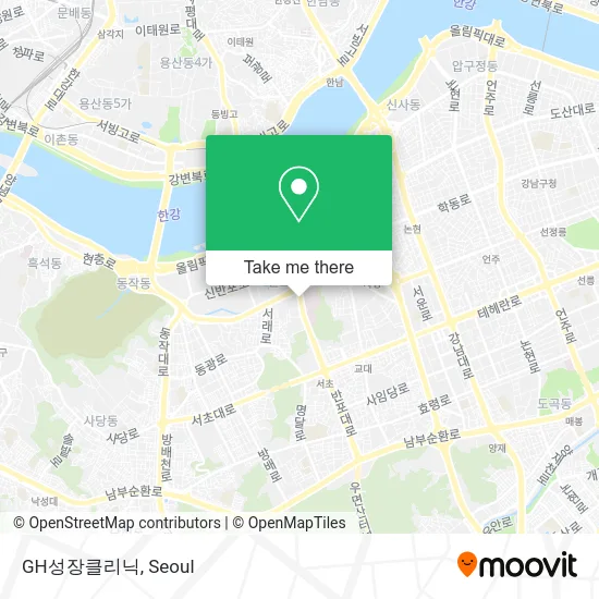 GH성장클리닉 map