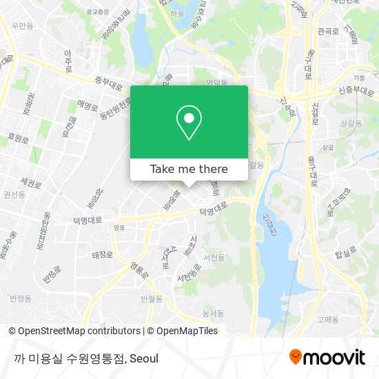 까 미용실 수원영통점 map