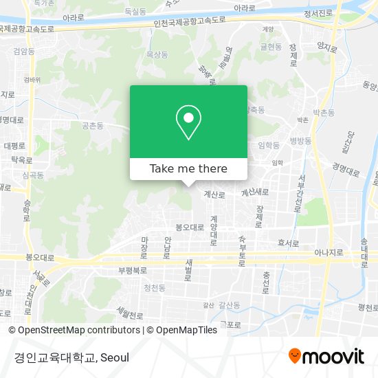 경인교육대학교 map