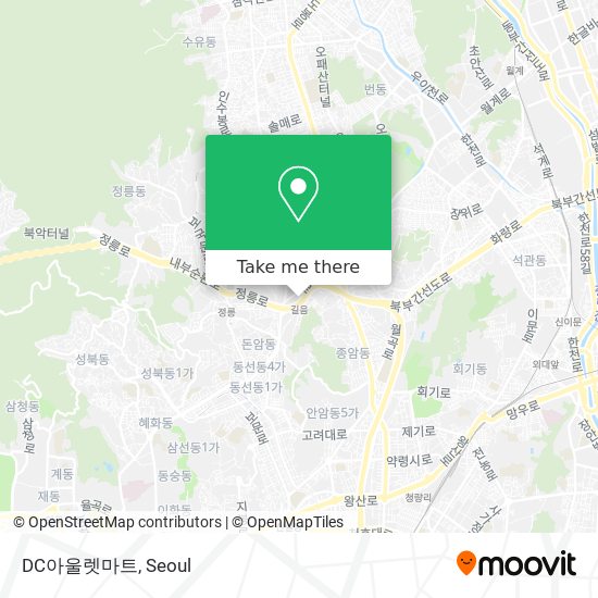 DC아울렛마트 map