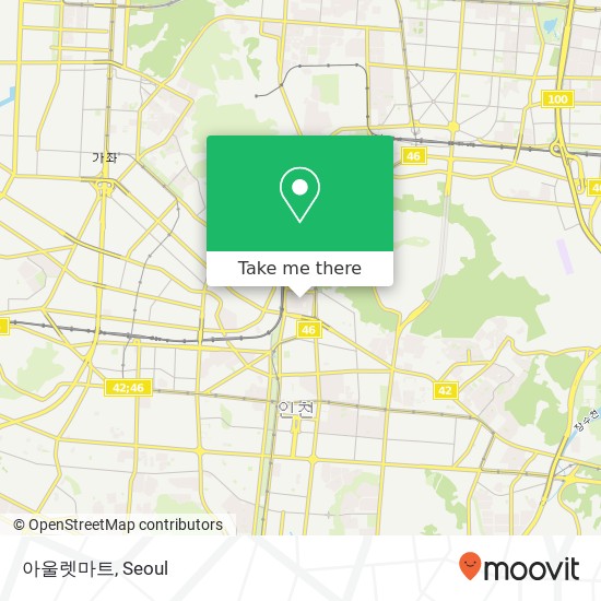 아울렛마트 map