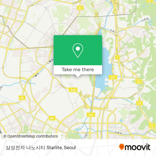 삼성전자 나노시티 Starlite map