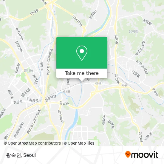왕숙천 map