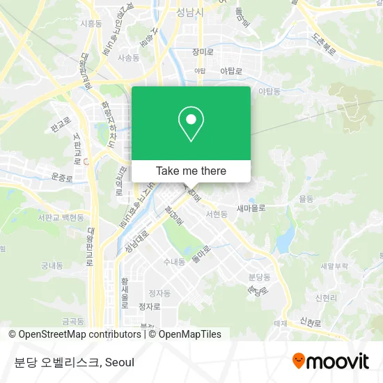 분당 오벨리스크 map