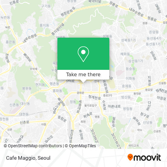 Cafe Maggio map
