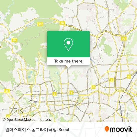 원더스페이스 동그라미극장 map