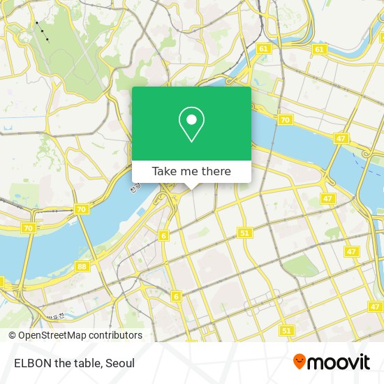 ELBON the table map