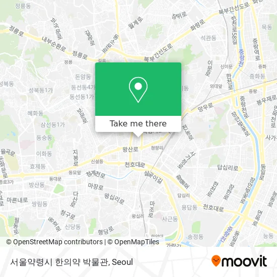 서울약령시 한의약 박물관 map