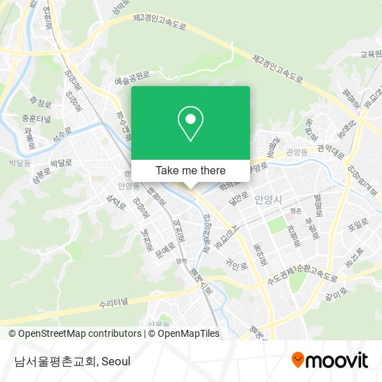 남서울평촌교회 map