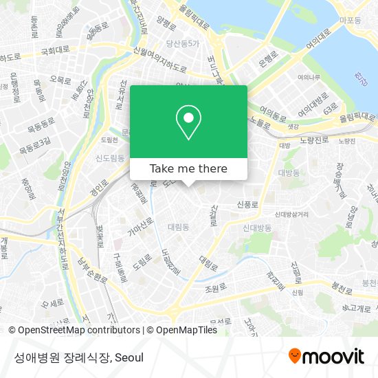 성애병원 장례식장 map