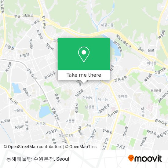 동해해물탕 수원본점 map