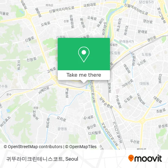 귀뚜라미크린테니스코트 map