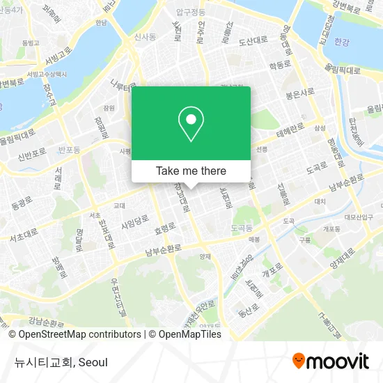 뉴시티교회 map