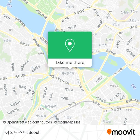 이삭토스트 map